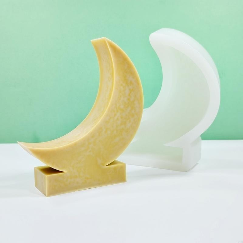 Art Craft Description - Moules à bougies en forme lune