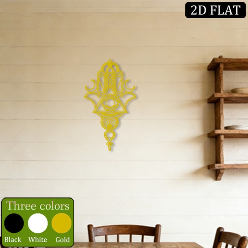 Art & Craft Supplies - CIFBUY Décoration Murale Métallique Hamsa et