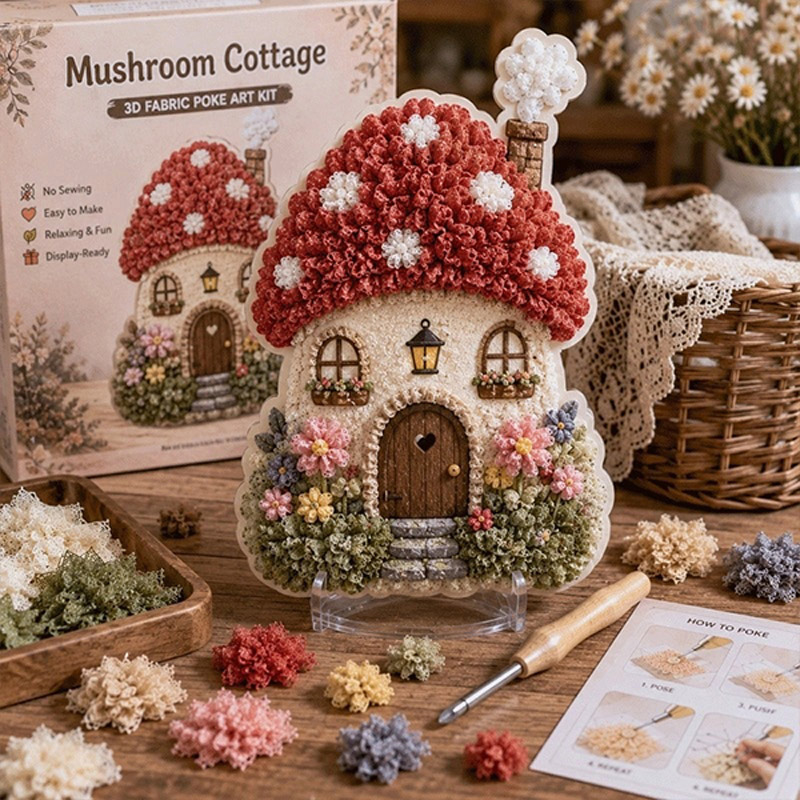 Art Craft Village - Kit de Poke Art 3D en