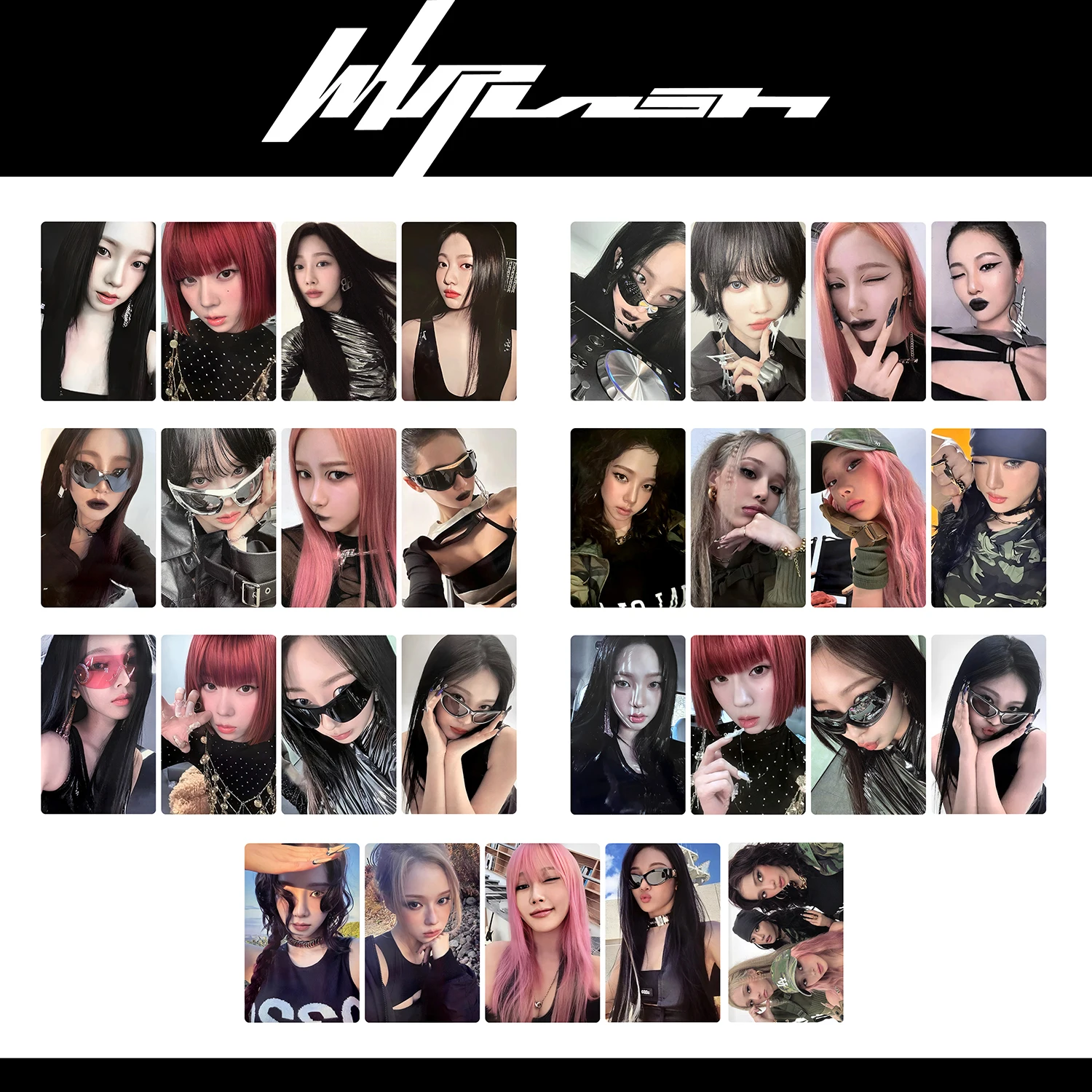 Artwork Craft - Ensemble de mini cartes postales Kpop,