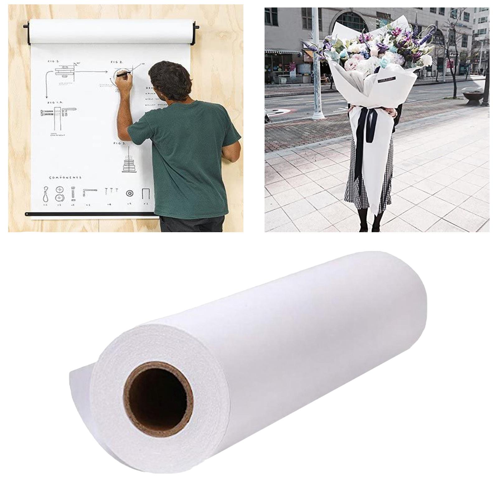 Art And Craft Recycle - Rouleau de papier kraft blanc pour