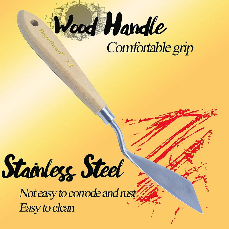 Painting Knife Palette - 1-5 pièces Grande Palette Couteaux pour