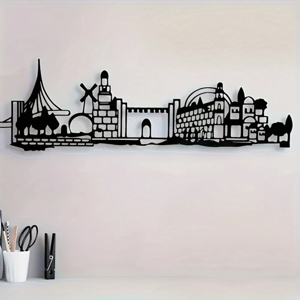 Art & Craft Supplies - CIFBUY Décoration murale en fer, silhouette