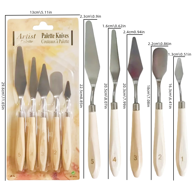 Couteau palette peinture à l'h - Painting Knife Palette avis et prix