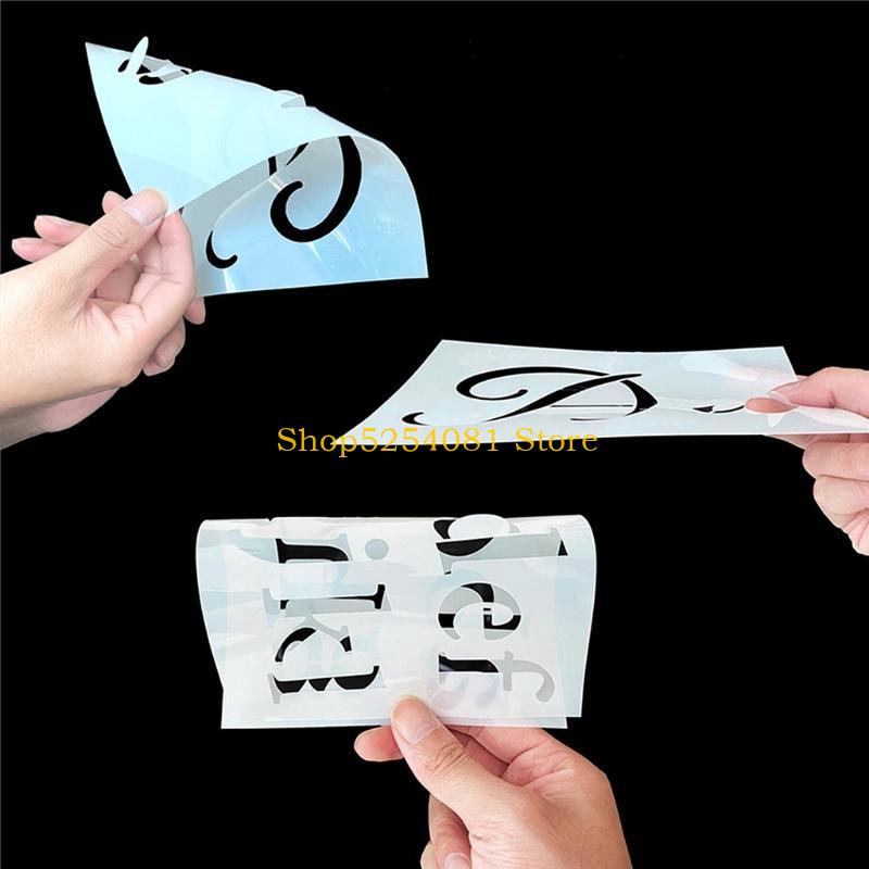 AXYC 40 pièces lettre pochoirs - Art Craft Description avis et prix