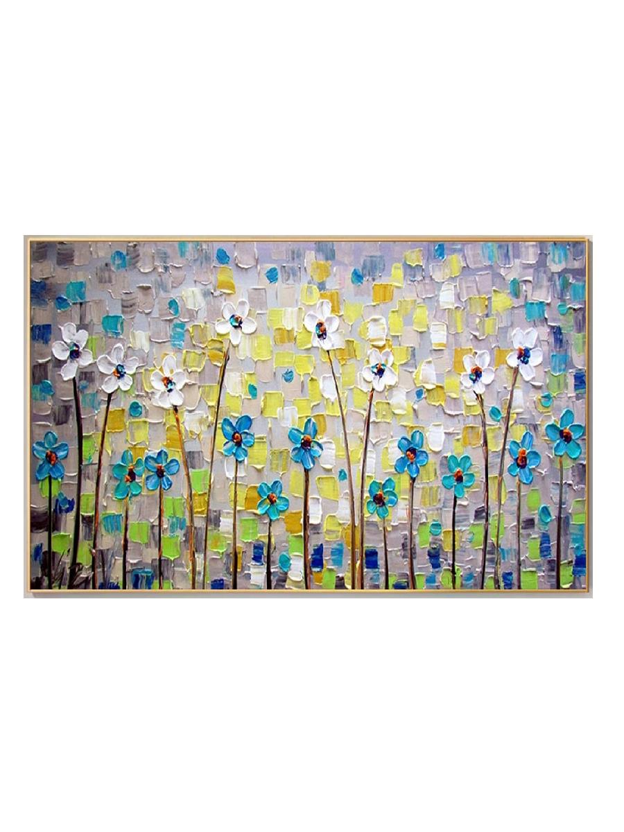 Toile d'art moderne en fleurs  - Painting Knife Palette avis et prix