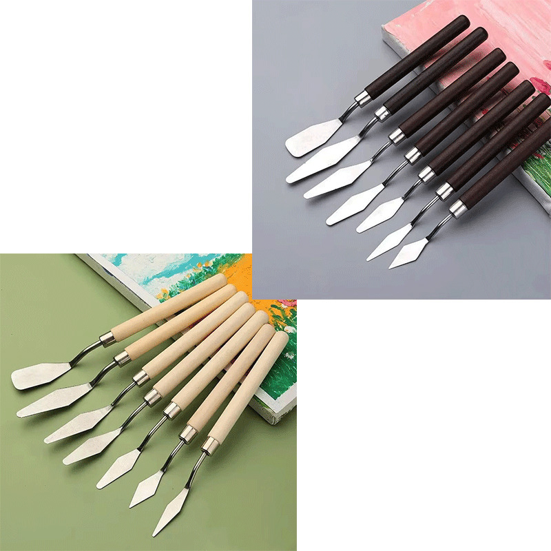 Lot de 1/2 spatules à peinture - Painting Knife Palette avis et prix
