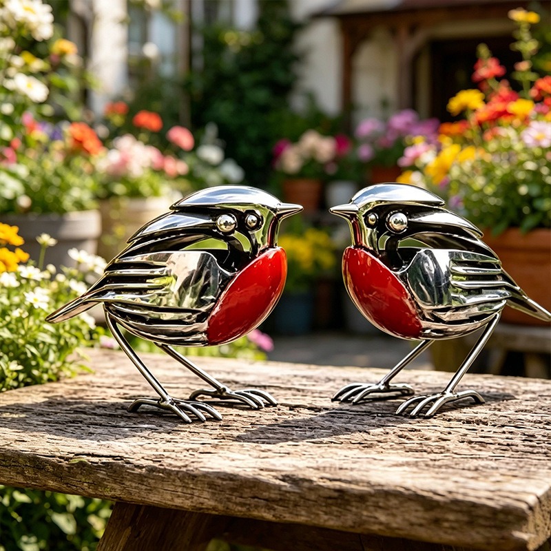 Sculpture d'oiseau Robin en mé - Art And Craft Recycle avis et prix